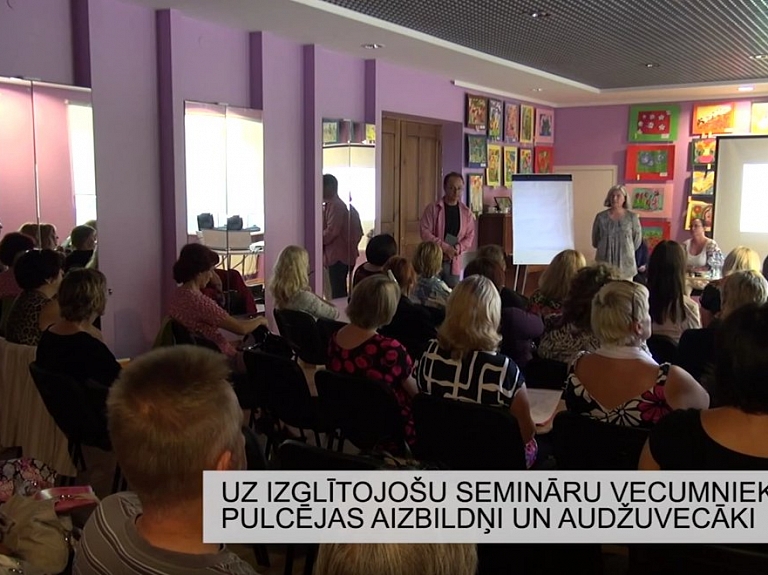 Latgales Reģionālā TV: Uz izglītojošu semināru Vecumniekos pulcējas aizbildņi un audžuvecāki

