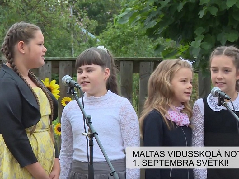 Latgales Reģionālā TV: 1.septembris Maltas vidusskolā
