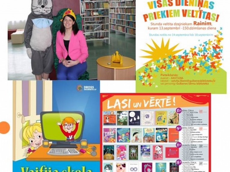Gulbenes bērnu bibliotēka piedāvā 

