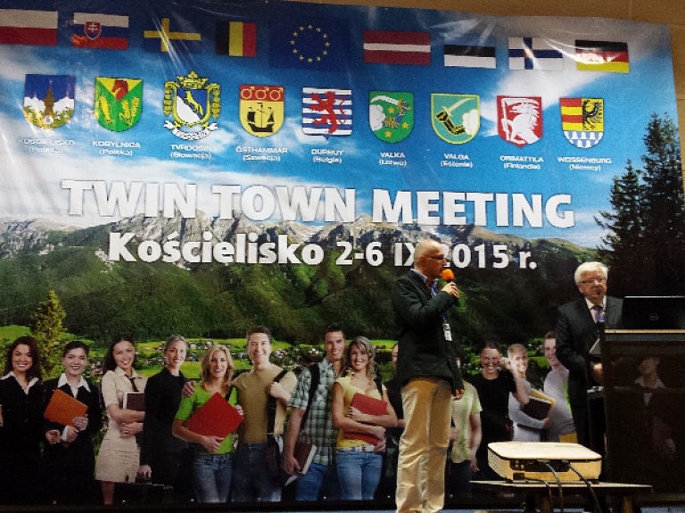 
                    
                        Valkas novada delegācija piedalās asociācijas "Twin Town" pasākumā Polijā

