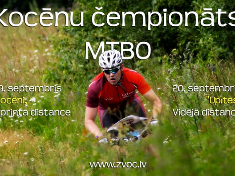 Notiks Kocēnu novada čempionāts velo orientēšanās sacensībās

