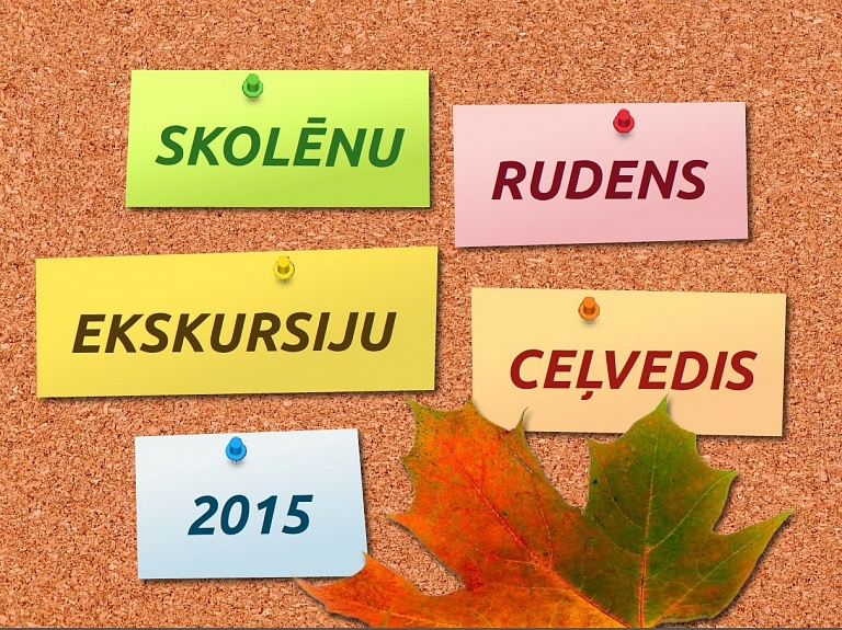 Valmieras Tūrisma informācijas centrs izveidojis jaunu skolēnu rudens ekskursiju ceļvedi

