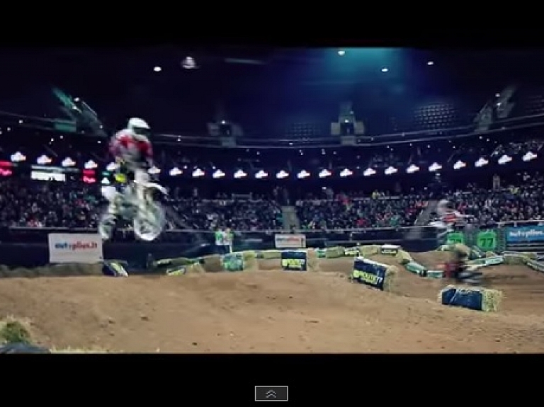 Karro savu divdesmito motokrosa sezonu noslēgs Arenacross Baltijas Kausa sacensībās


