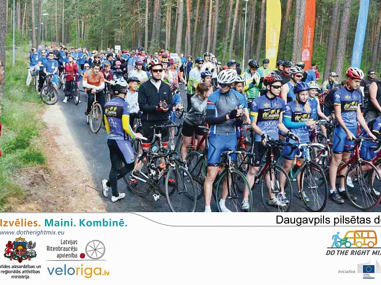 Daugavpili sumina par velobraukšanas trases aprīkošanu ar novērošanas kamerām

