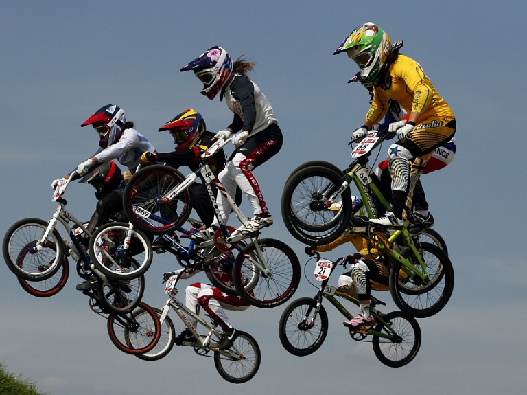 BMX riteņbraucējai Aleksejevai trešā vieta Eiropas kausa posmā

