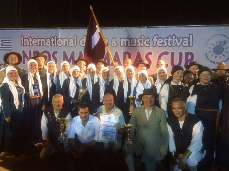 Deju kopa "Nebēda" no Grieķijas pārved uzvaru