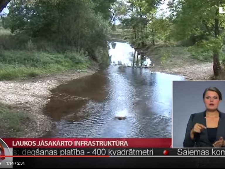 Laukos jāsakārto infrastruktūra