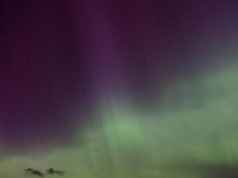 Saulkrastu apkārtnē novērota ziemeļblāzma