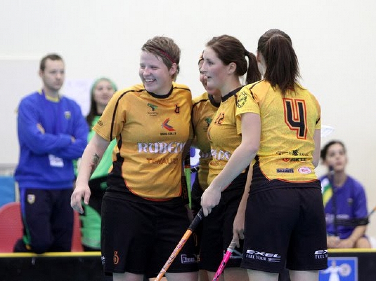 Sieviešu komanda "Rubene" iekļūst "EuroFloorball Cup" pusfinālā


