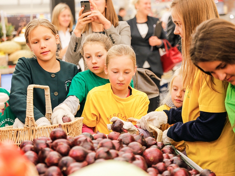 Mazsalacas mazpulcēnu audzētie sarkanie sīpoli būs nopērkami "Maxima Latvija" veikalos 

