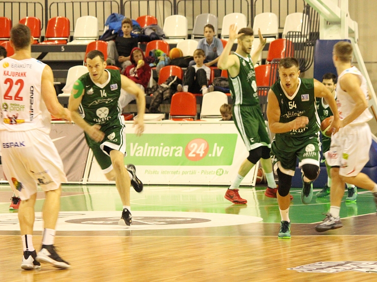 "Valmiera/ORDO" uzvar pirmajā "Triobet"/Baltijas Basketbola līgas spēlē 