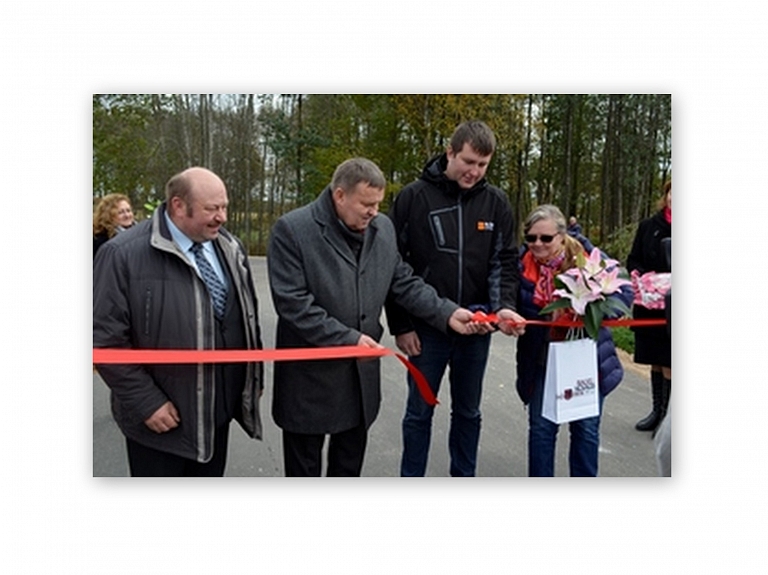 Noslēgusies Naudaskalna ciema ceļu cietā seguma izbūve

