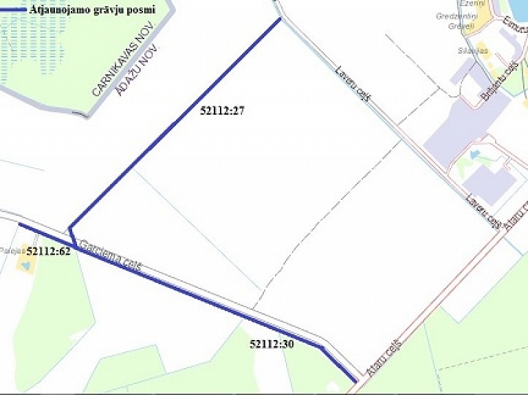 Ādažu un Carnikavas novadu kopprojekts novadgrāvju atjaunošanai