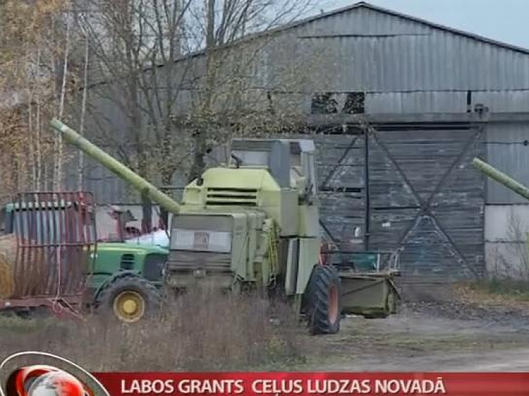 Ludzas novadā labos grants ceļus

