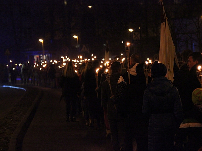 Jelgavā aicina doties Lāčplēša dienai veltītā Lāpu gājienā