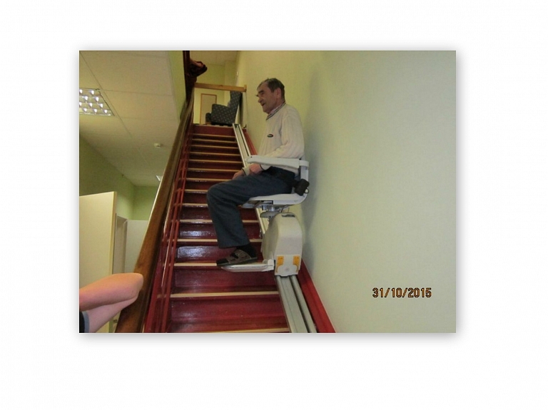 Šķilbēnu sociālās aprūpes mājā ierīkots pacēlājs