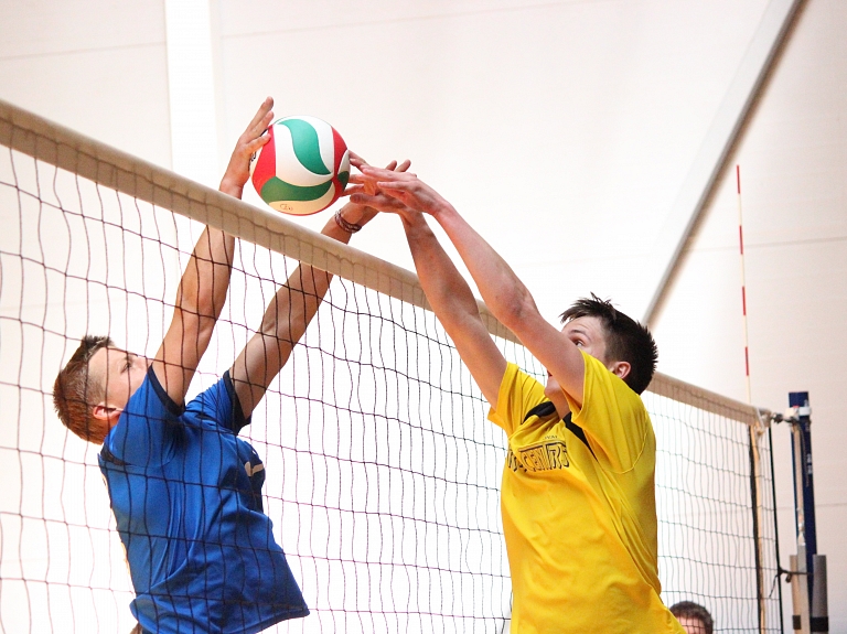 Krāslavā volejbola turnīrs vīriešiem 40+

