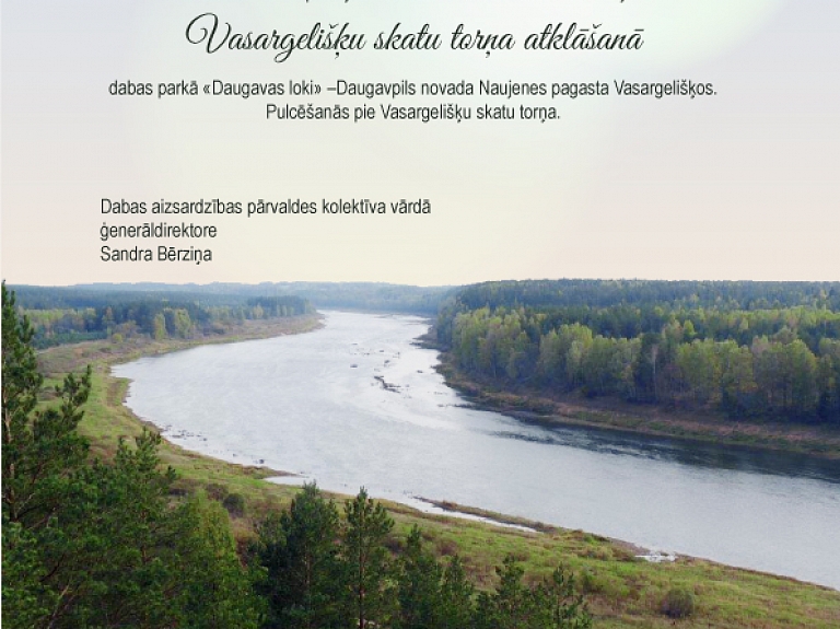 Valsts svētku nedēļā atklās jaunu skatu torni

