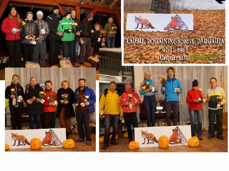 Jēkabpils komandas "Lapsu rogainingā" Pārgaujā