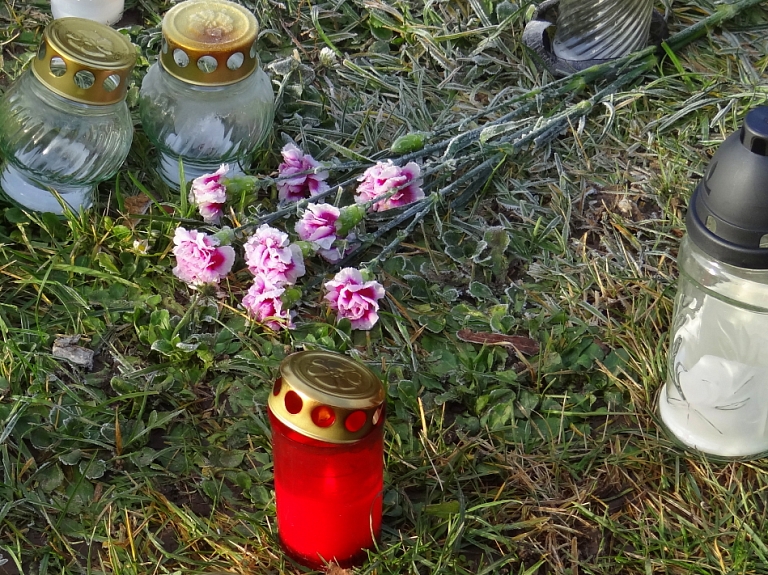 Lāčplēša dienā Birznieku pamatskolas skolēni godina leģionārus

