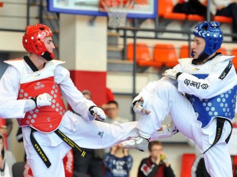 Ventspilī
aizvadīts Latvijas
čempionāts taekvondo 