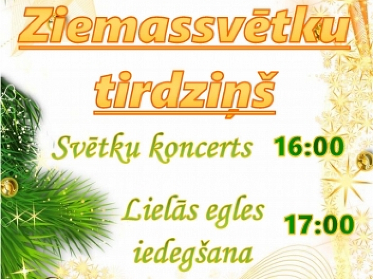 Ziemassvētku tirdziņam Līvānos aicinām pieteikties pašmāju tirgotājus

