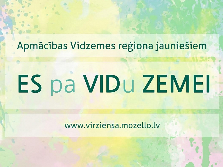 Burtnieku novadā notiks apmācības Vidzemes reģiona jauniešiem "ES pa VIDu ZEMEI"