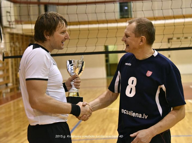 Krāslavā noslēdzies pirmais starptautiskais turnīrs volejbolā

