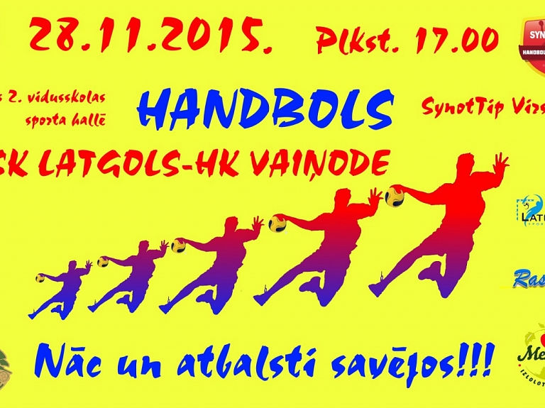 Sestdien Ludzā – handbola virslīgas spēle

