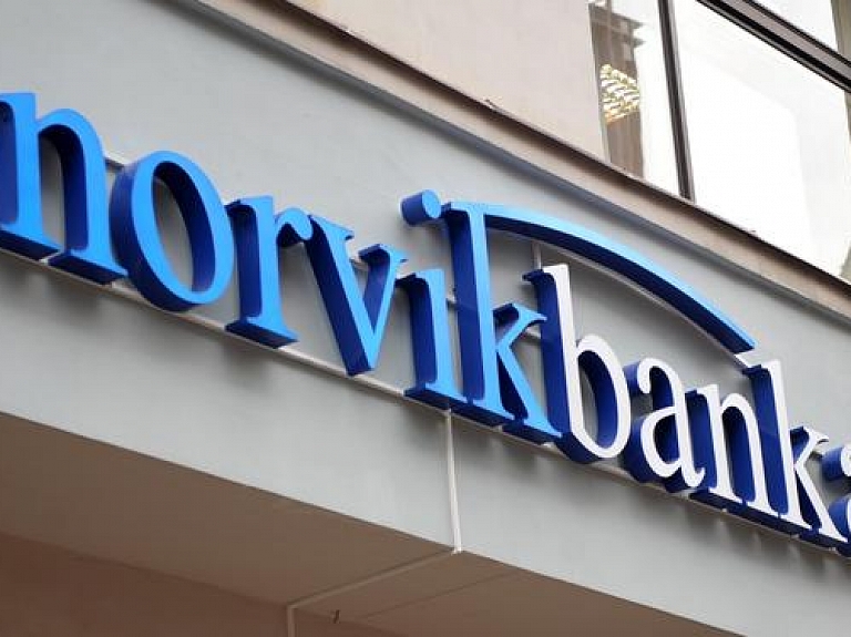 "Norvik bankas" peļņa trešā ceturkšņa beigās - 4,1 miljons eiro