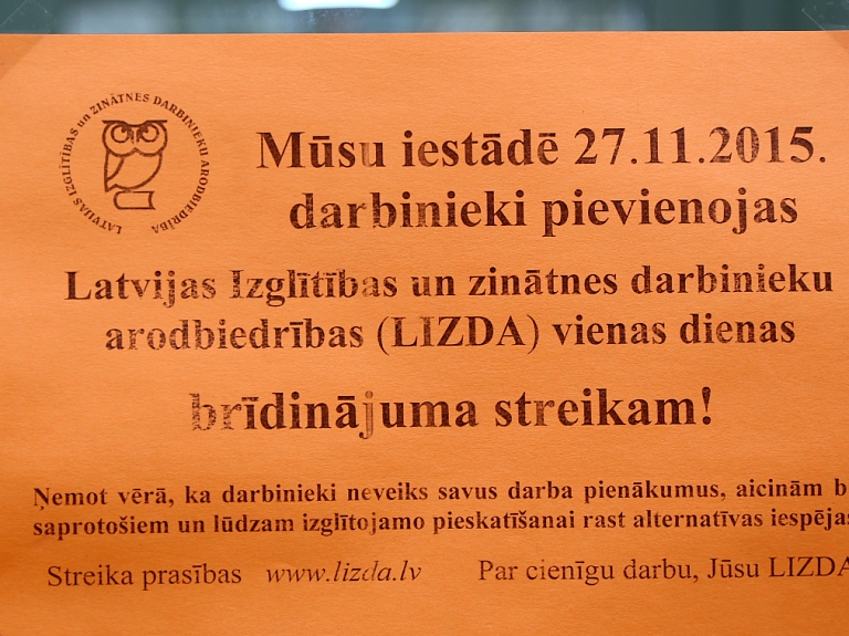 LSPA rektors: Streiks ir vēršanās nevis pret IZM, bet gan pret valdību

