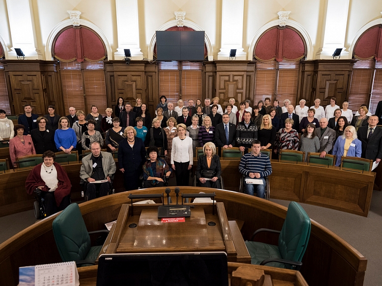 Ināra Mūrniece: cilvēki ar invaliditāti daudzās jomās rāda piemēru pārējiem

