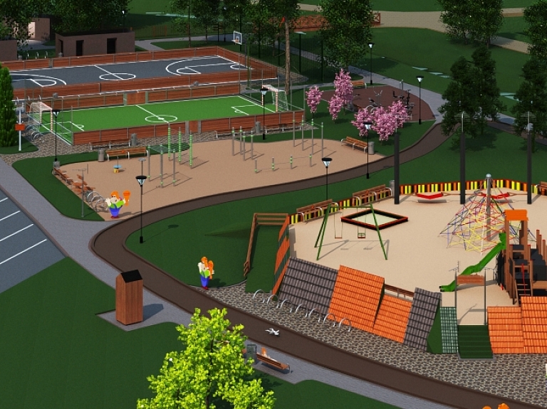 Paziņojums par publisko apspriešanu būvniecības iecerei "Karlsona parks" Garciemā

