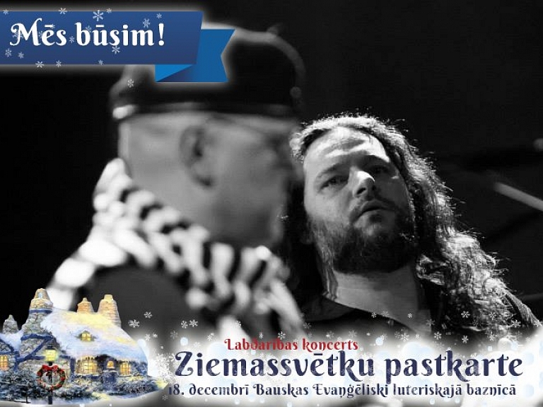 Bauskas luterāņu baznīcā notiks muzikāls labdarības pasākums "Ziemassvētku pastkarte"

