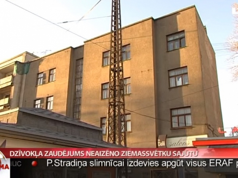 Dzīvokļa zaudējums neaizēno Ziemassvētku sajūtu

