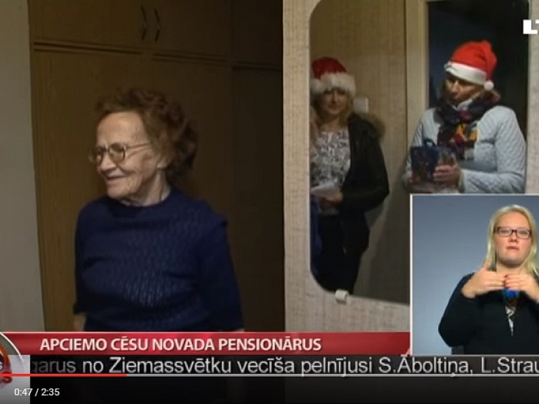 Apciemo Cēsu novada pensionārus

