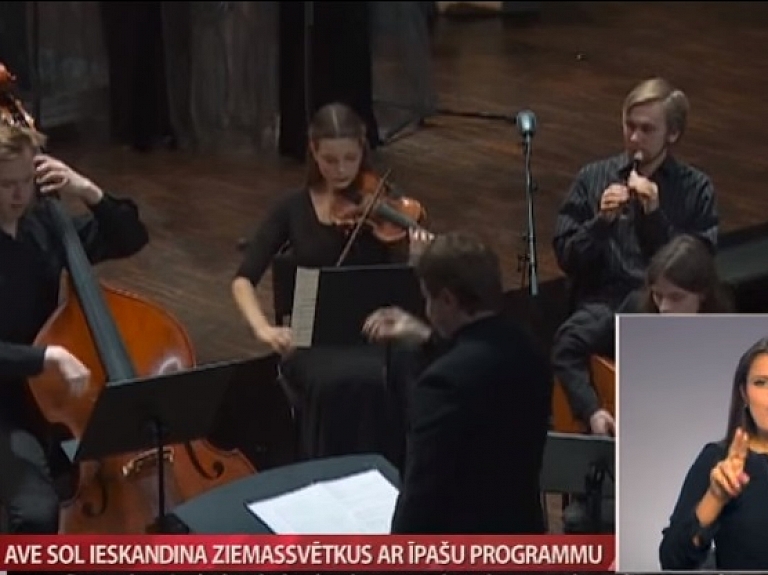 "Ave Sol" ieskandina Ziemassvētkus ar īpašu programmu