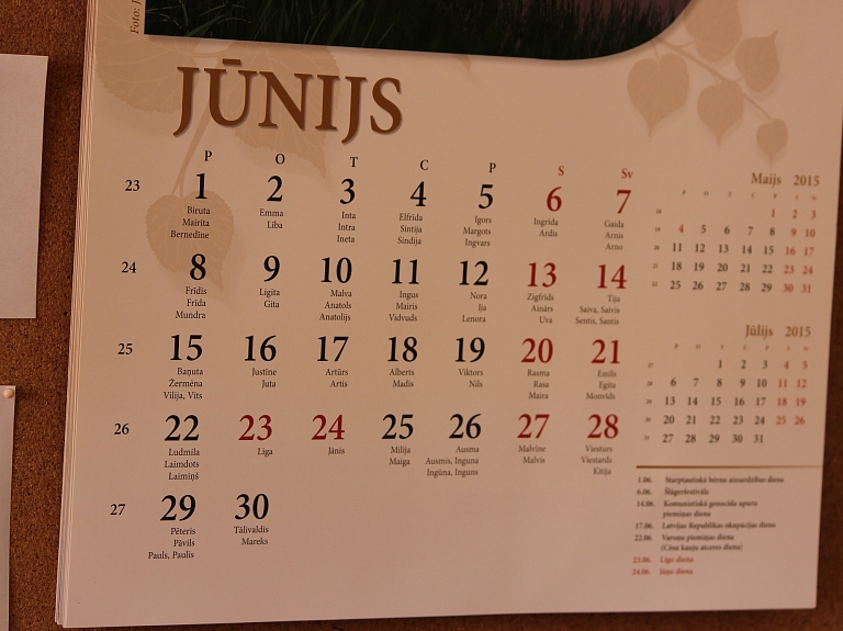 Iespējams iegādāties Talsu kalendāru "Māksla 12 mēnešos"

