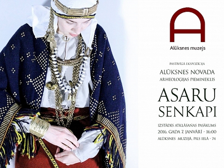 Alūksnes muzejā atklās izstādi "Asaru senkapi"