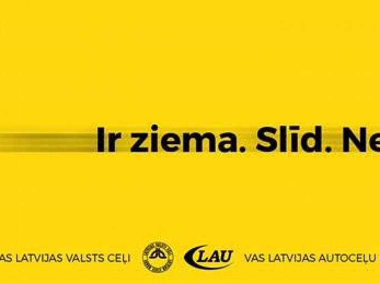 Apledojums uz autoceļiem apgrūtina braukšanu

