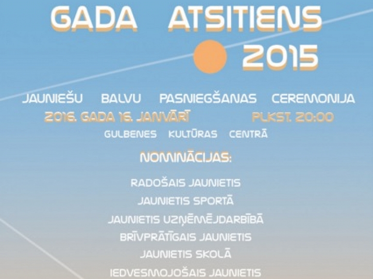 Aicina balsot par Gulbenes "Gada atsitiens 2015" 2.kārtā