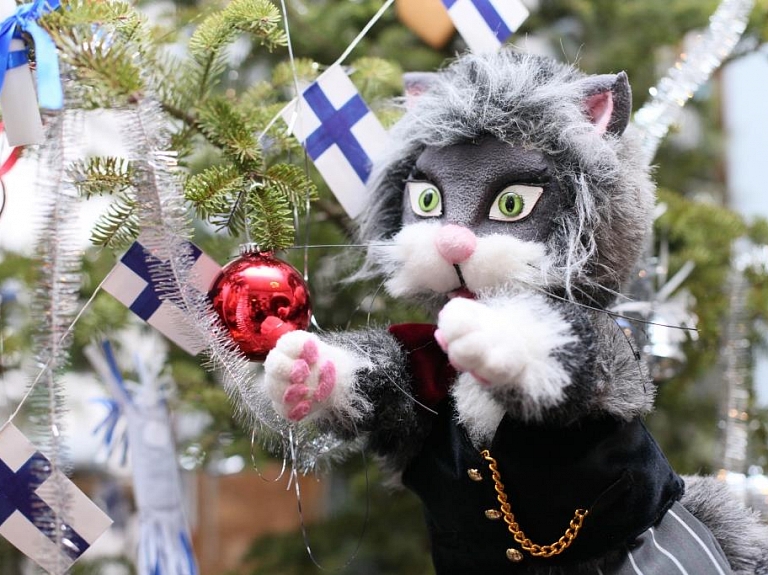 Ziemas prieki "Bērnu rītā" kopā ar muzeja runci Albertu

