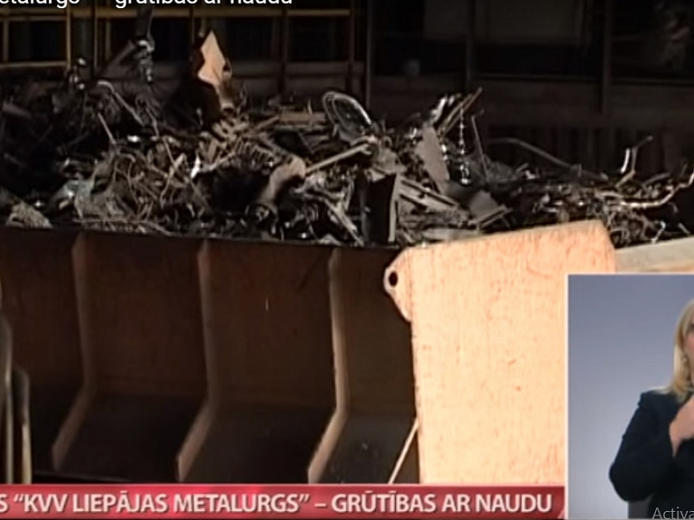 "KVV Liepājas metalurgs" pārdod daļu metāllūžņu