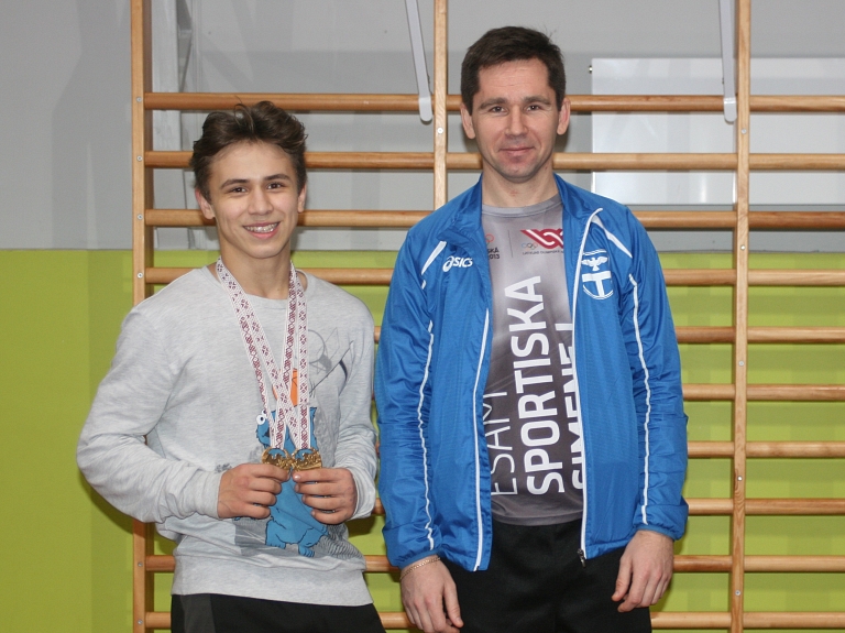 Jegors Gerasimovs uzstāda jaunu Latvijas un personīgo rekordu 60m skrējienā U-14 vecuma grupā

