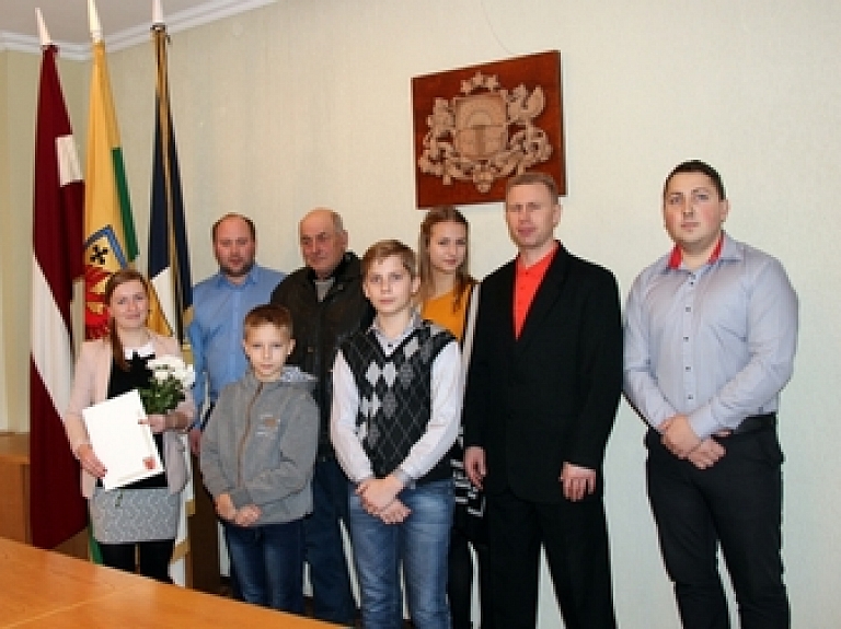 Dagdā apbalvoti labākie sportisti

