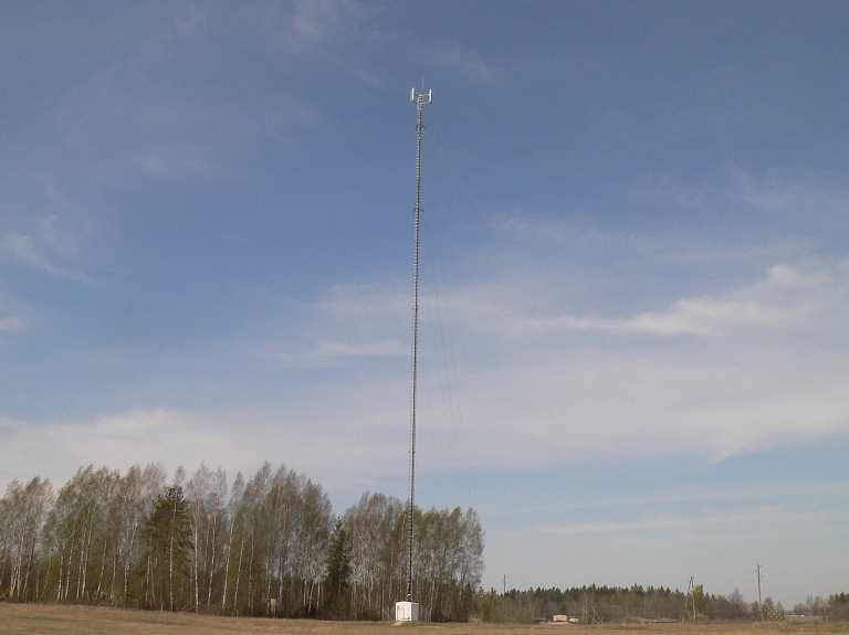 Lejasciemā uzstādīta jauna "Tele2" 4G interneta bāzes stacija

