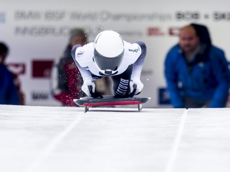 Skeletoniste Priedulēna pasaules čempionātā izcīna 12.vietu
