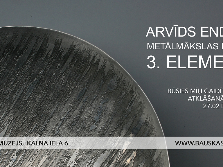 Bauskas muzejā atklās izstādi "3.elements"
