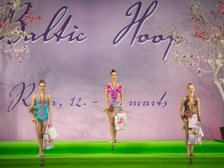 Noskaidrotas uzvarētājas mākslas vingrošans sacensībās "Baltijas aplis"

