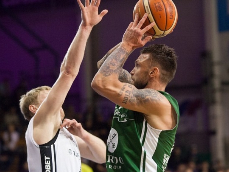 "Valmiera/ORDO" basketbolisti BBL pusfinālu uzsāk ar četru punktu zaudējumu